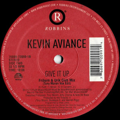 Kevin Aviance : Give It Up (12")