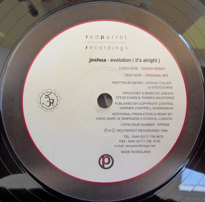 Joshua (8) : Evolution (It's Alright) (12")