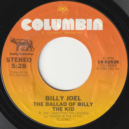 Billy Joel : She's Got A Way / The Ballad Of Billy The Kid (7", Single, Styrene, Pit)