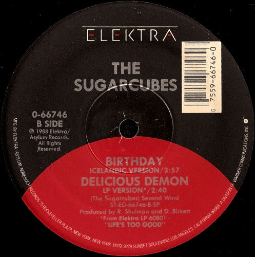 The Sugarcubes : Coldsweat (12")