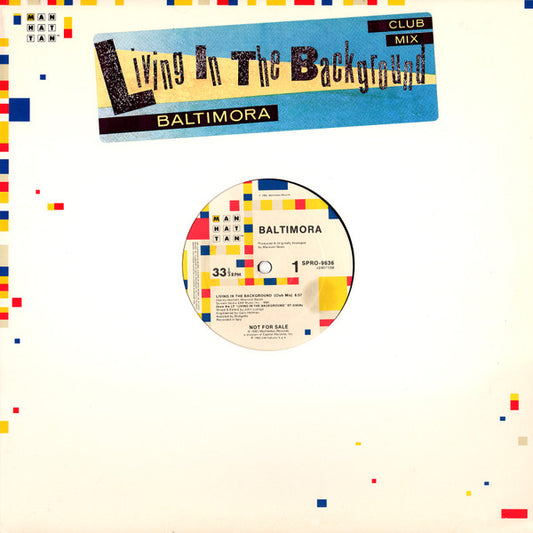 Baltimora : Living In The Background (Club Mix) (12", Promo)
