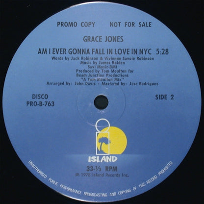 Grace Jones : Fame (12", Promo)