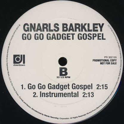 Gnarls Barkley : Crazy (12", Promo)