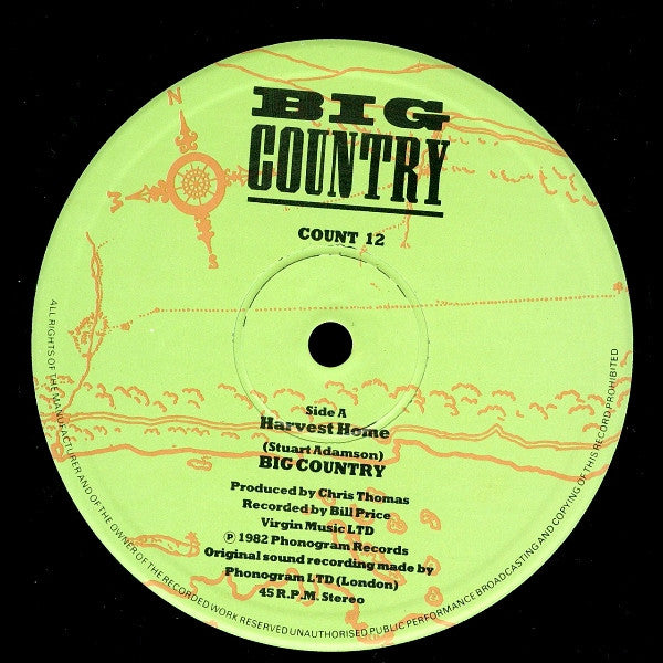 Big Country : Harvest Home (12", Single)