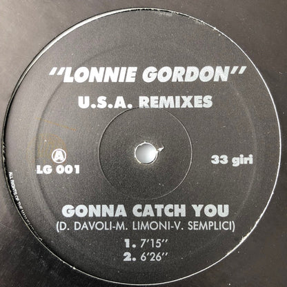 Lonnie Gordon : Gonna Catch You (U.S.A. Remixes) (12", Unofficial)