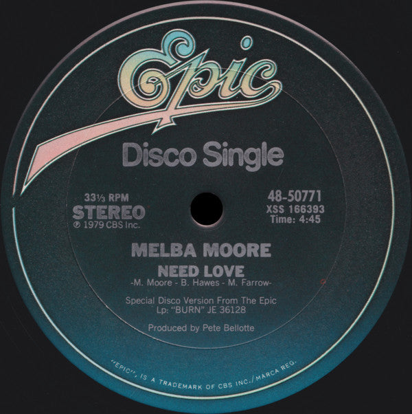 Melba Moore : Miss Thing / Need Love (12")