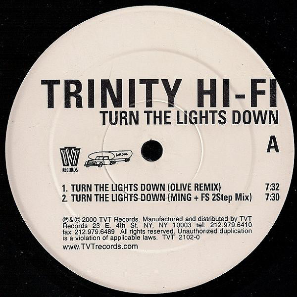 Trinity Hi-Fi : Turn The Lights Down (12")