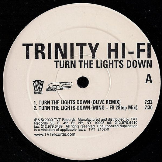 Trinity Hi-Fi : Turn The Lights Down (12")