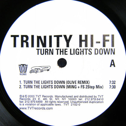 Trinity Hi-Fi : Turn The Lights Down (12")