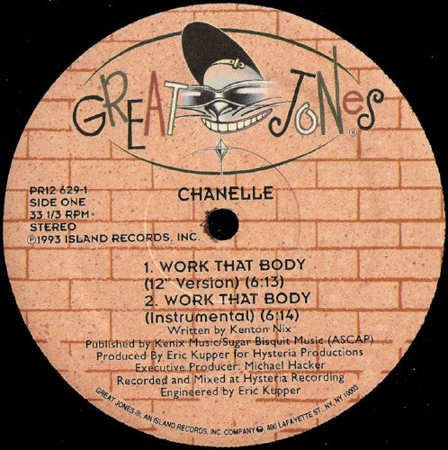 Chanelle : Work That Body (12", Promo)
