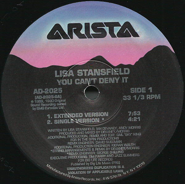 Lisa Stansfield : You Can't Deny It (12", Spe)