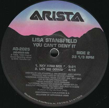 Lisa Stansfield : You Can't Deny It (12", Spe)