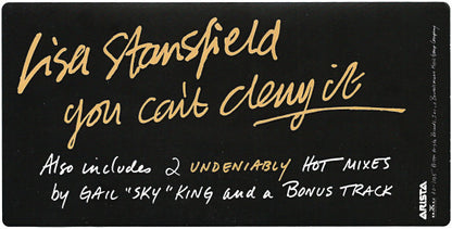 Lisa Stansfield : You Can't Deny It (12", Spe)