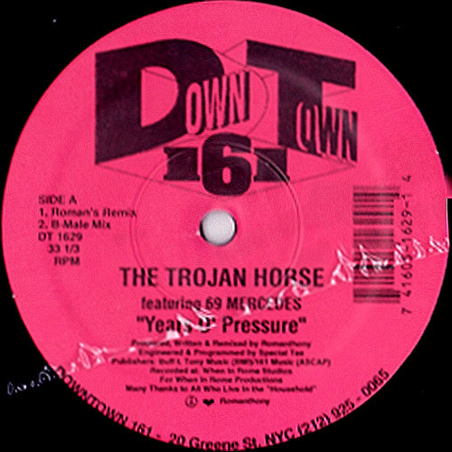 The Trojan Horse Featuring 69 Mercedes : Years O' Pressure (12")
