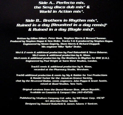 NewOrder* : World (The Price Of Love) (12")