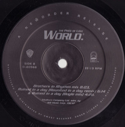 NewOrder* : World (The Price Of Love) (12")
