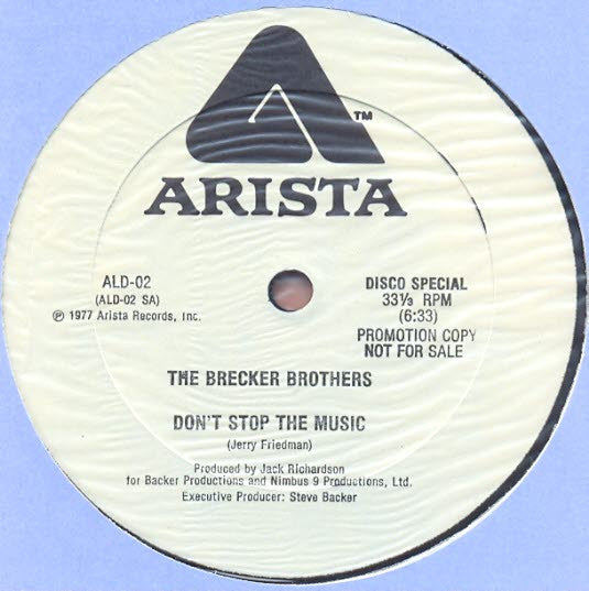 The Brecker Brothers : Don't Stop The Music (12", Promo)