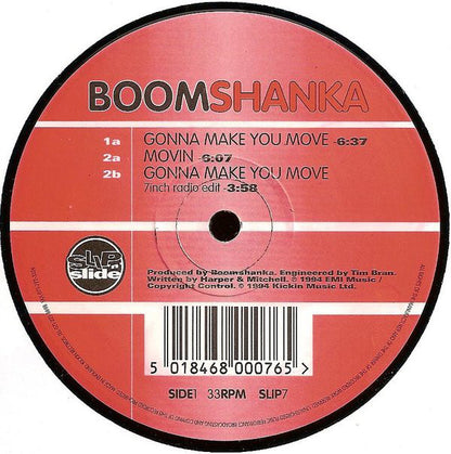 Boomshanka : Gonna Make You Move (12")