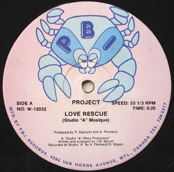 Project : Love Rescue (12")
