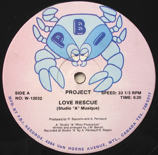 Project : Love Rescue (12")