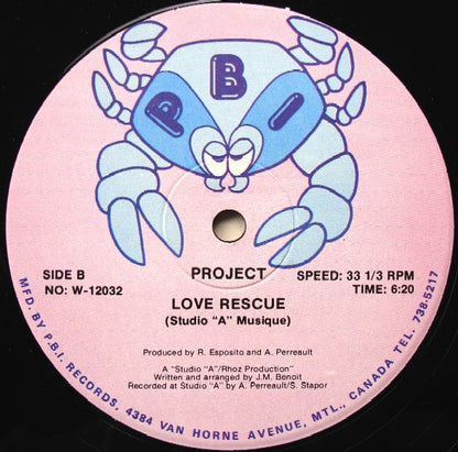 Project : Love Rescue (12")