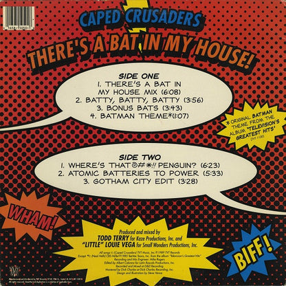 Caped Crusaders : There's A Bat In My House! (12")