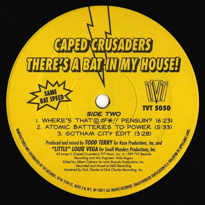 Caped Crusaders : There's A Bat In My House! (12")
