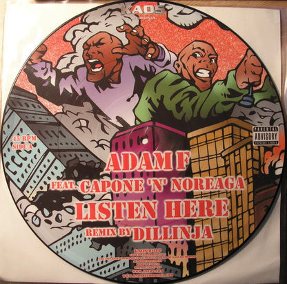 Adam F : Listen Here (2x12", Pic)