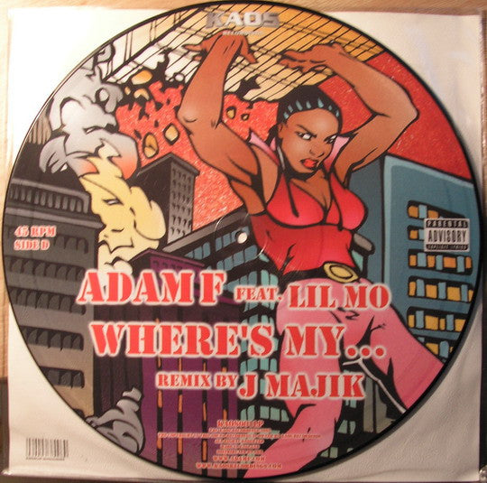 Adam F : Listen Here (2x12", Pic)
