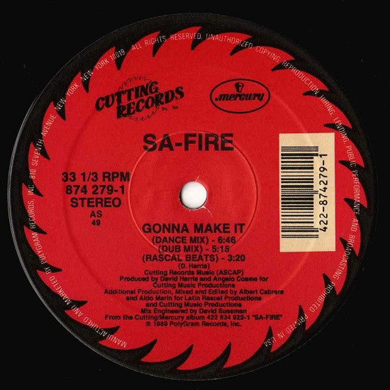 Sa-Fire* : Gonna Make It (12", Single)