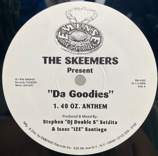 The Skeemers : Da Goodies (12", Promo)