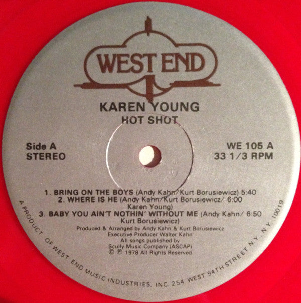 Karen Young : Hot Shot (LP, Album, Che)