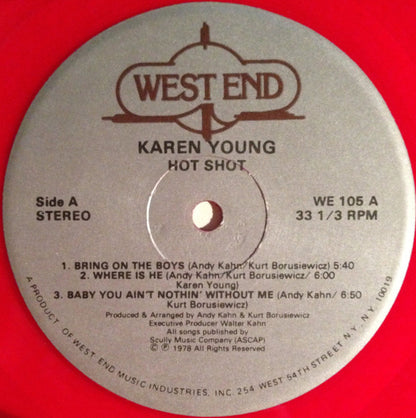 Karen Young : Hot Shot (LP, Album, Che)