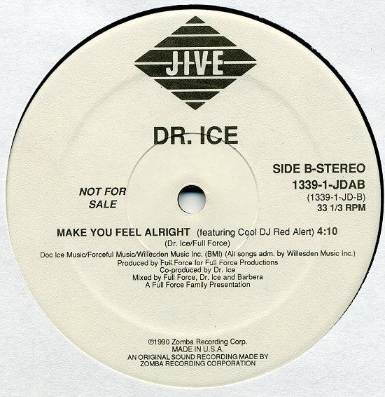 Doctor Ice : Word To The Wise (12", Promo)