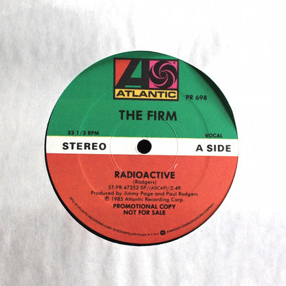 The Firm (7) : Radioactive (12", Promo)