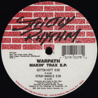 Warpath : Makin' Trax E.P. (12", EP)