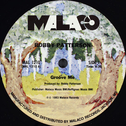 Bobby Patterson : Groove Me (12")