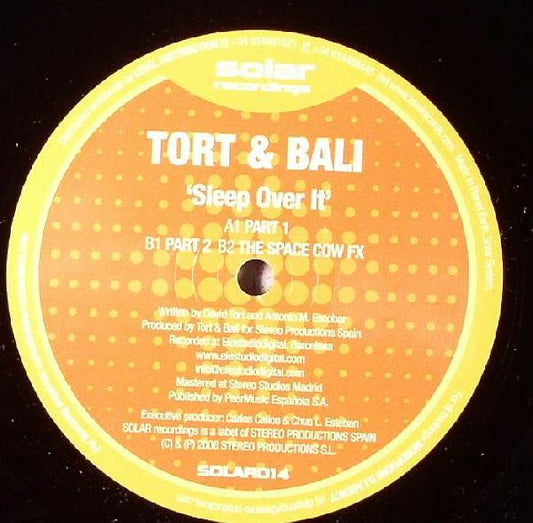 David Tort & Toni Bali : Sleep Over It (12")