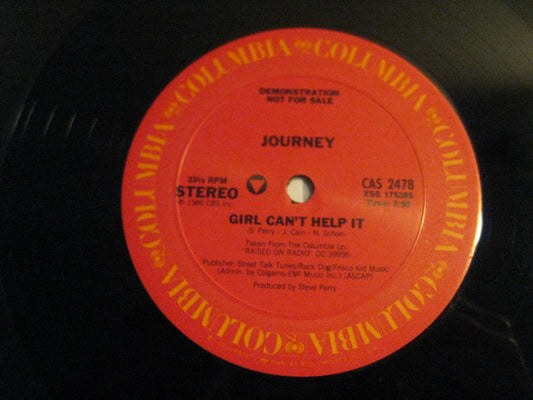 Journey : Girl Can't Help It (12", Promo)