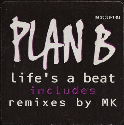 Plan B (2) : Life's A Beat (12", Promo)