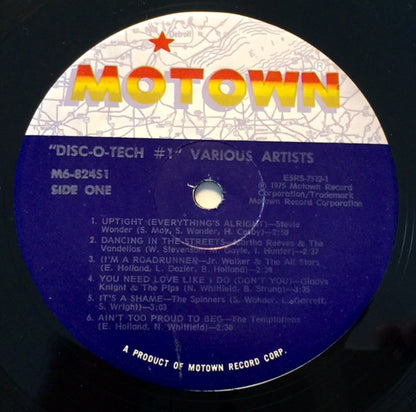 Various : Disc-O-Tech #1 (LP, Comp)