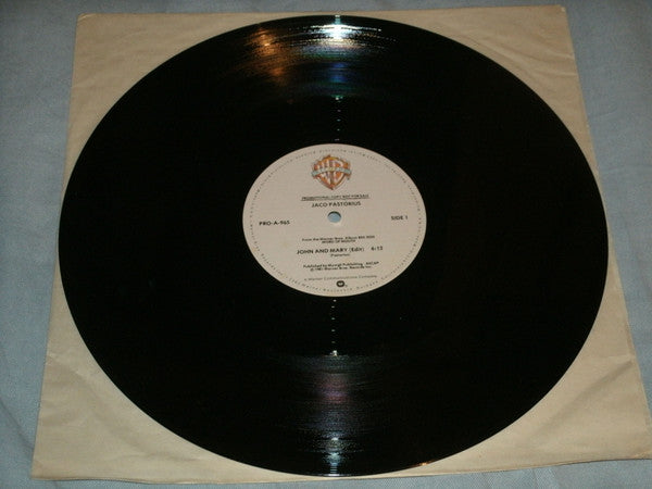 Jaco Pastorius : Jaco Pastorius (12", Promo)