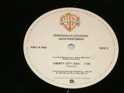 Jaco Pastorius : Jaco Pastorius (12", Promo)