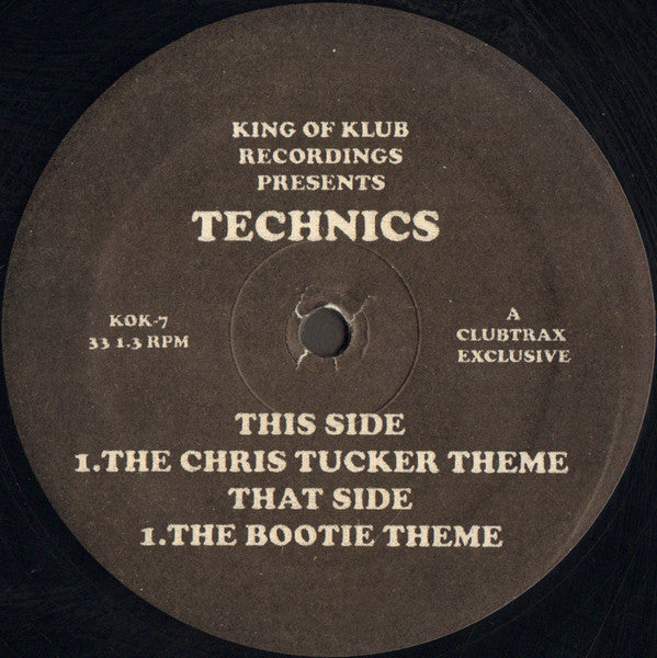 DJ Technics : The Chris Tucker Theme / The Bootie Theme (12")
