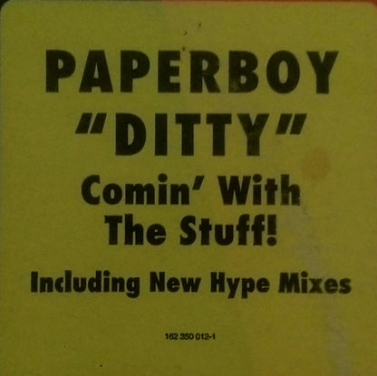 Paperboy : Ditty (12", Single, Promo)