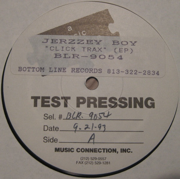Jerzzey Boy : Click Trax (12", EP, TP)