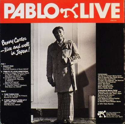 Benny Carter : 'Live And Well In Japan! (LP, Album, Gat)
