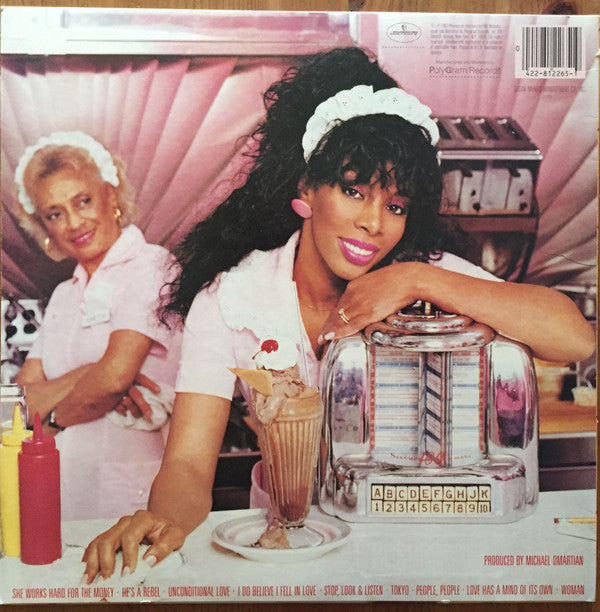 Donna Summer : She Works Hard For The Money (LP, Album, Hau)