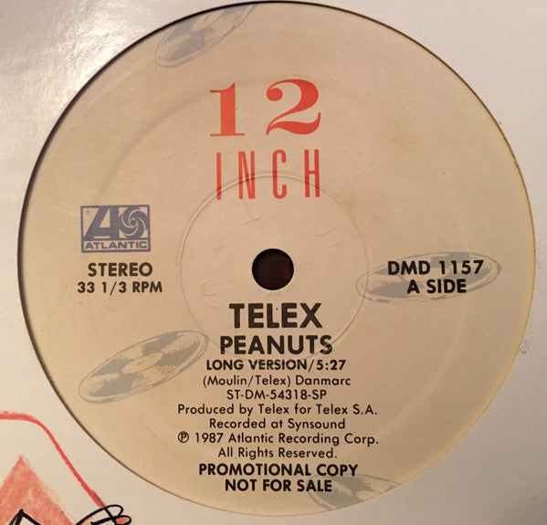 Telex : Peanuts (12", Promo, SP )