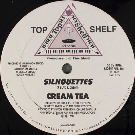 Cream Tea : Silhouettes / Don't Disappear (12")
